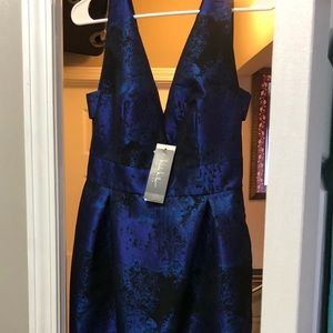 Nicole Miller Iridescent Black Cocktail Dress